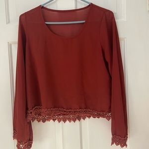 American Eagle sheer blouse !